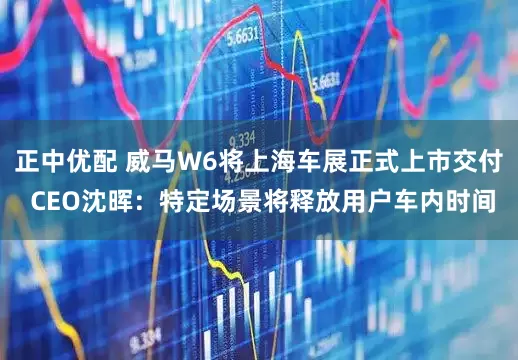 正中优配 威马W6将上海车展正式上市交付 CEO沈晖：特定场景将释放用户车内时间