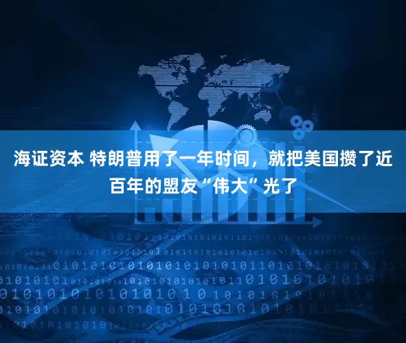 海证资本 特朗普用了一年时间，就把美国攒了近百年的盟友“伟大”光了